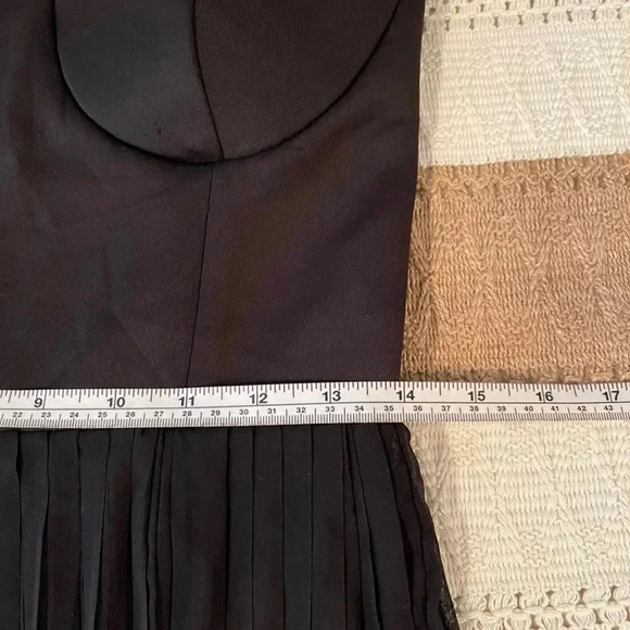 NWTS.‎ Sans Souci strapless pleated chiffon dress - Picture 9 of 12